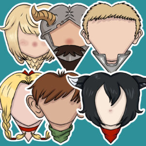 Dungeon Meshi Stickers