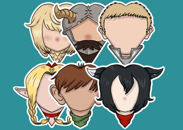Dungeon Meshi Stickers